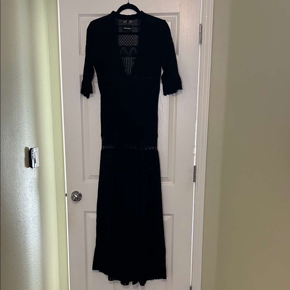 Zadig & Voltaire Memphis Pointelle-Knit Maxi Dress *no slip* - Picture 2 of 14